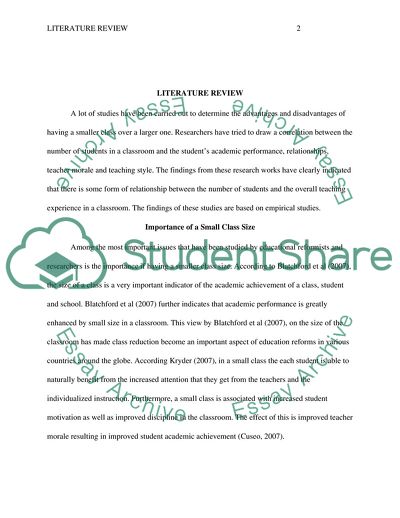 The Advantages and Disadvantages of Having a Smaller Class over a Larger One