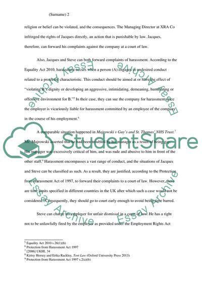 Discrimination and Conflict in Law