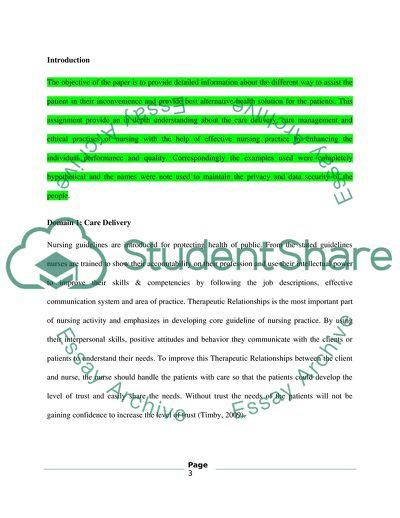 Nursing Guidelines and the Best Alternative Health Solution for the Patients