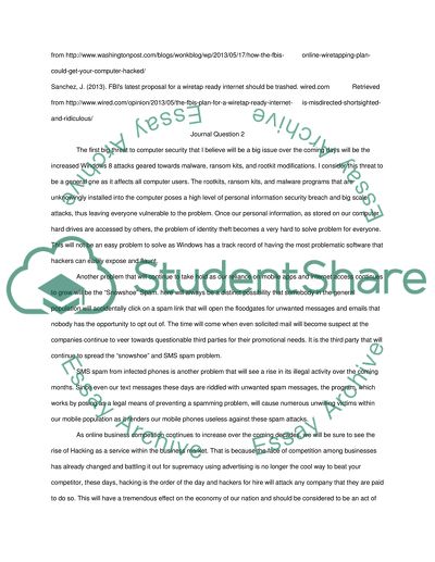 Computer Crime and Personal Information