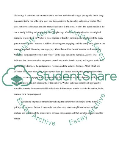 Binary Opposition in Analyzing Narratives