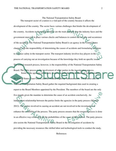 The Transport Sector in the USA