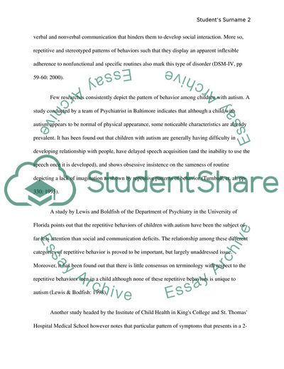 Autism in Children: Symptoms, Characteristics, and Intervention