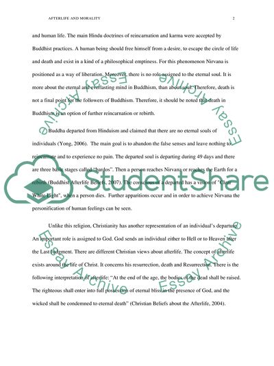 Morality of Buddhism and Christianity