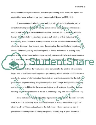 Increasing Retention without Increasing Study Time