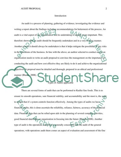 An Audit Is a Process of Planning