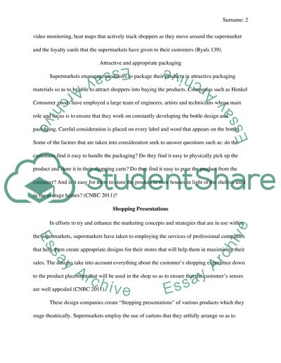 Supermarket industry