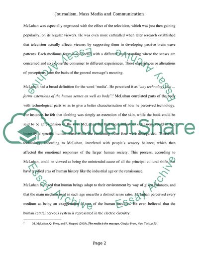 Marshall McLuhan Concepts about Media