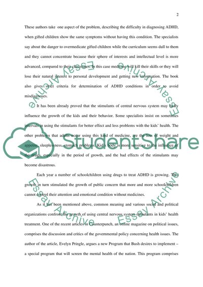 Overmedicated children essay 05 picture