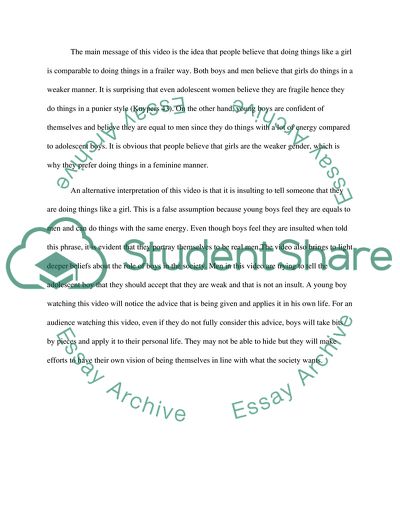 What It Means to Do Things Like a Boy