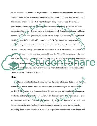 Cyberstalking Impact on the Physical, Social and Psychological Lives of Teenagers