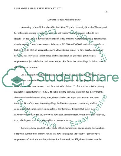 Research analysis and comprehension