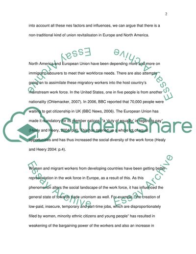 Is There a Union Revitalisation in Europe and North America