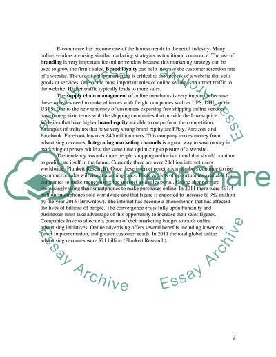 E-commerce sales in the United States