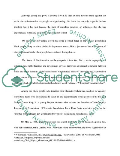 The Life of Claudette Colvin