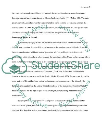 Native Hawaiians and Native Alaskans