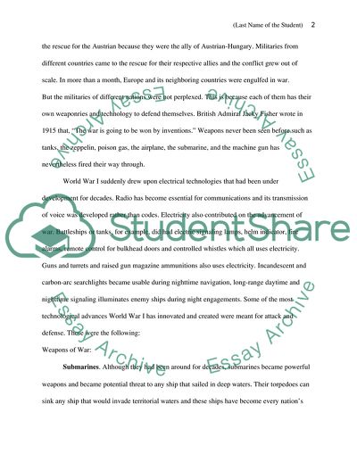 World War Is Technological Innovations and its Impact on Modern Warfare