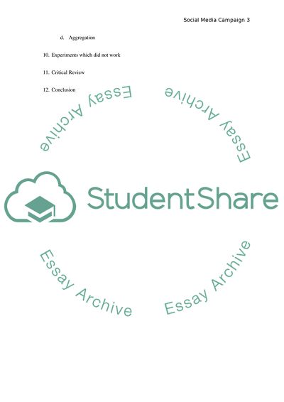 Creating Environmental Awareness through Social Media Campaign