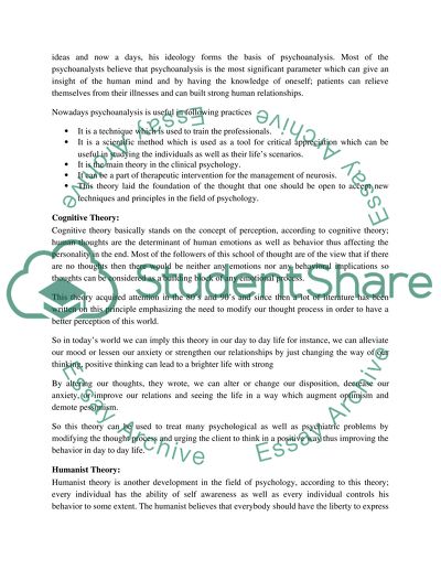 Theories of development and how they have ifluenced current practice