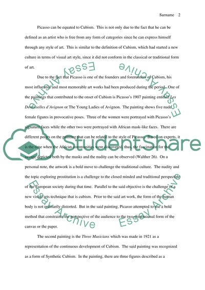 Comparative Analysis between Picasso and Matisse