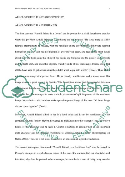 Where Are You Going, Where Have You Been by Joyce Carol Oates