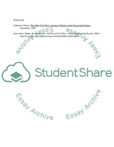 Social Changes in the South after the Civil War