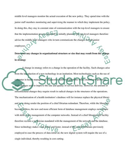 Health Care Management: The Importance of Leadership and Change Readiness