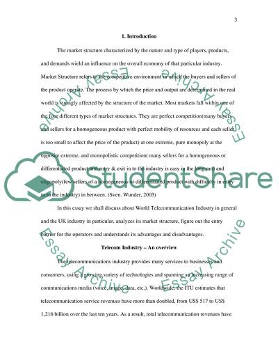 Analysis of Telecom Industry
