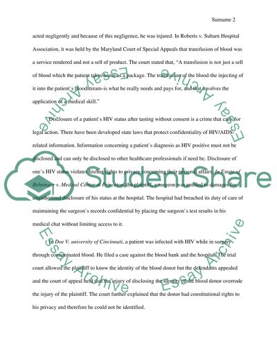 Law and Human Immunodeficiency Syndrome