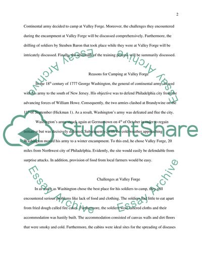 Valley Forge in Pennsylvania