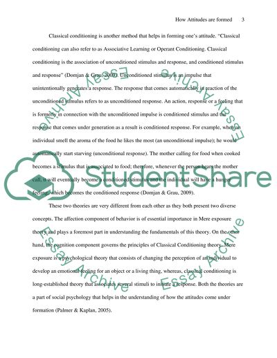 How Attitudes Are Formed