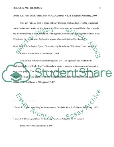 Annotated bibliography for christ hymn which is phillipians 2:5-11