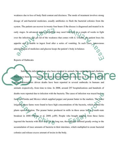 The Prevention of Salmonella