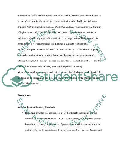 Pinciples of Assesment