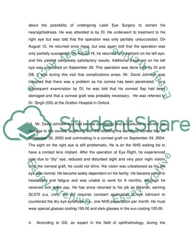 Medical Law Advice for David Thompson