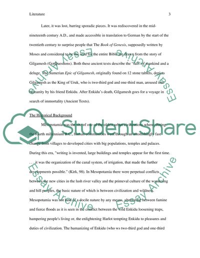 Critique of Gilgamesh