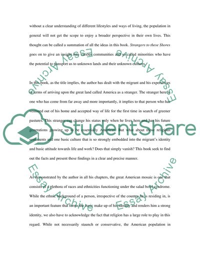 Strangers to these Shores