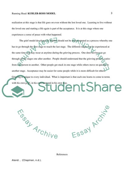 Stages of the Grieving Cycle