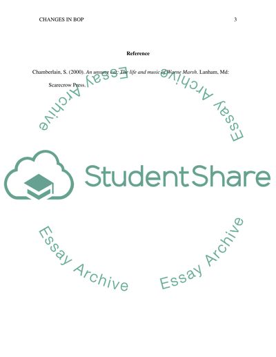 Discussion Board #6 Cool Jazz