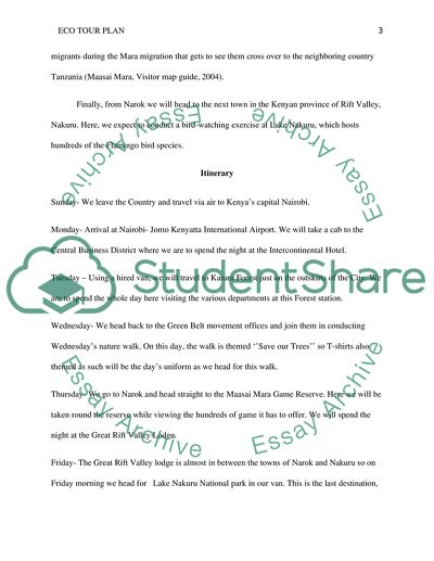 Ecotourism Final Project