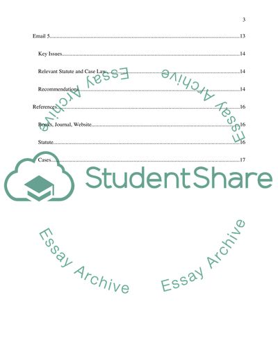 Employment Law: HR Issues in the Departments within the Organization