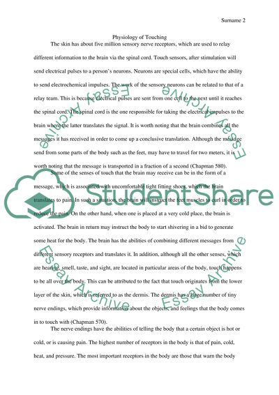 Sensory Systems: Touch