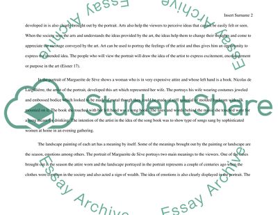 Gallery Report: the Portrait of Marguerite de Sve