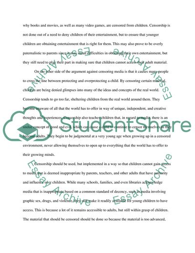 Censorship in the Media Sphere