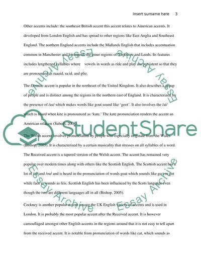 The Different accents across the UK