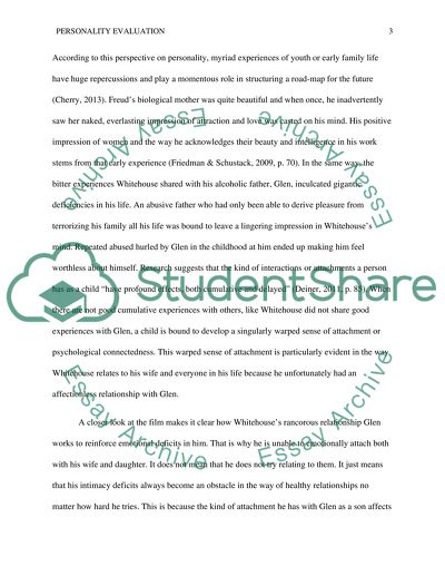 Personality Evaluation of Wade Whitehouse in the Affliction