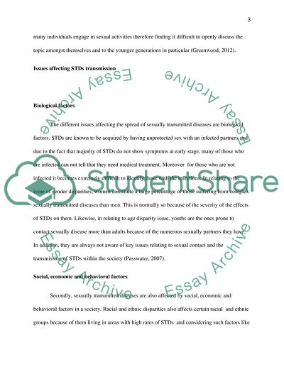 To What Extent Does Sexual Contact Contribute to the Spread of Sexually Transmitted Diseases