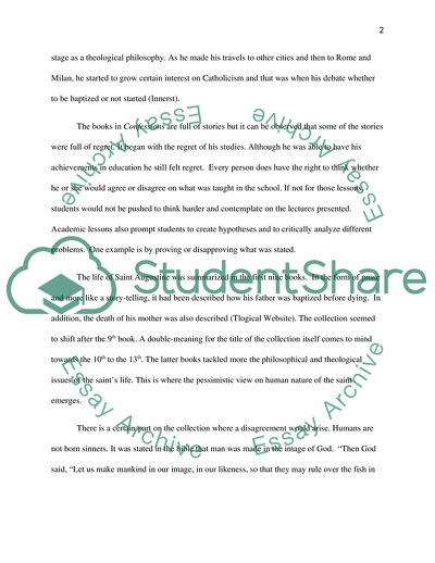 St Augustines Confessions