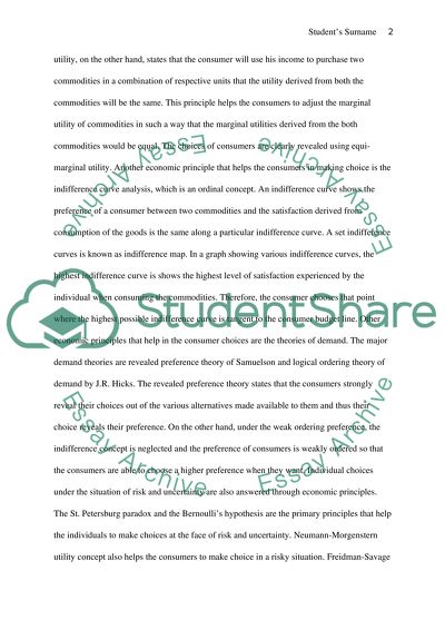 Economics Project Assignment