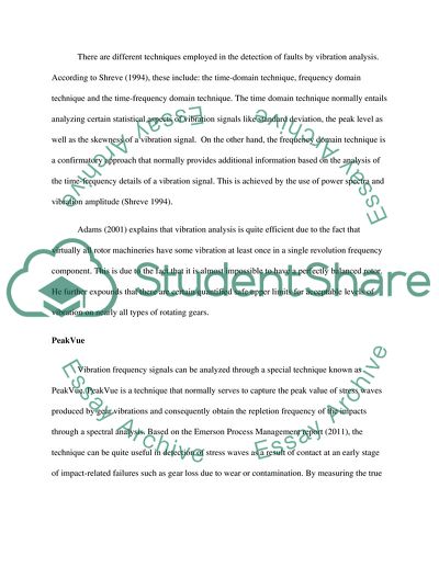 Helical Gears and Vibration In Terms Of PeakVue
